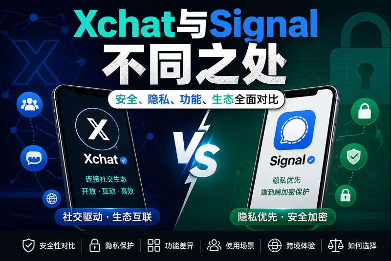 Xchat與signal有哪些差異？