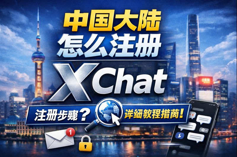 中國大陸如何註冊XChat ?
