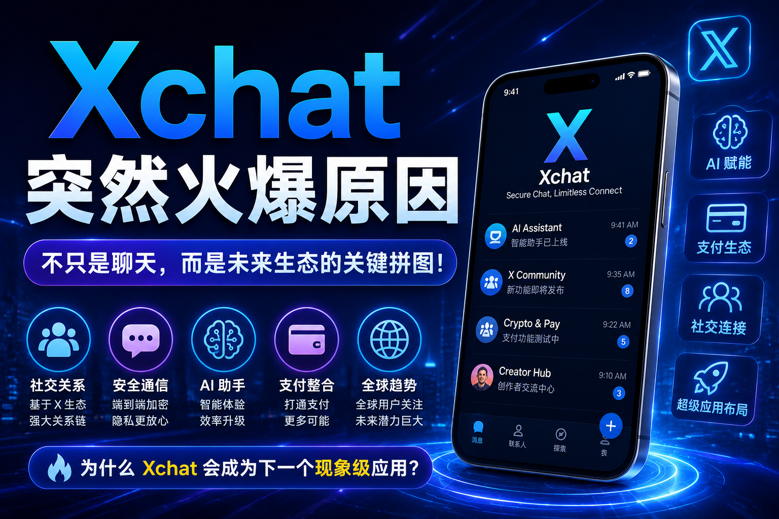 Xchat為何突然火爆？很多人真正關注的，其實不是聊天本身