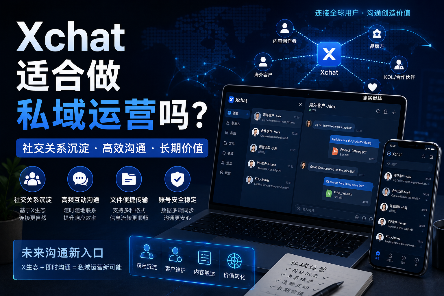 Xchat是否適合做私域運營？許多團隊真正看中的其實是“使用者關係沉澱”